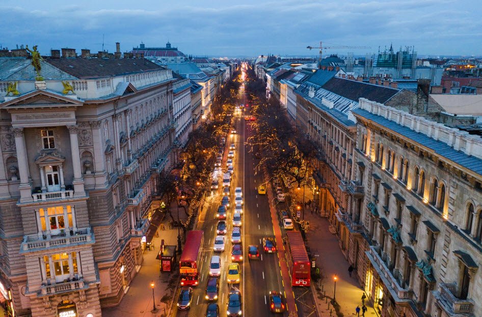 Andrássy Avenue, Budapest, Hungary